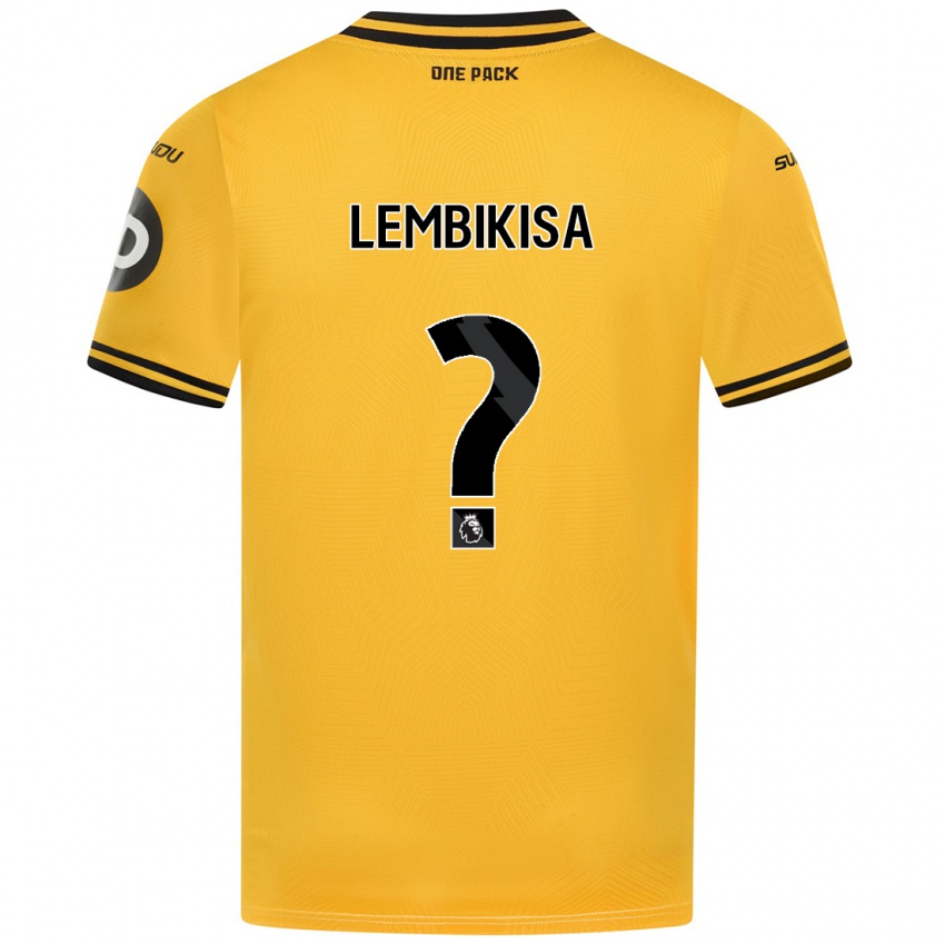 Niño Camiseta Dexter Lembikisa #0 Amarillo 1ª Equipación 2024/25 La Camisa Argentina