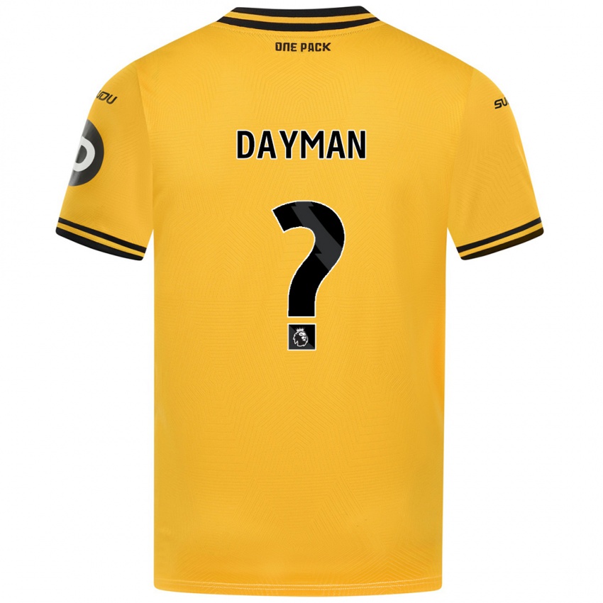 Niño Camiseta Myles Dayman #0 Amarillo 1ª Equipación 2024/25 La Camisa Argentina