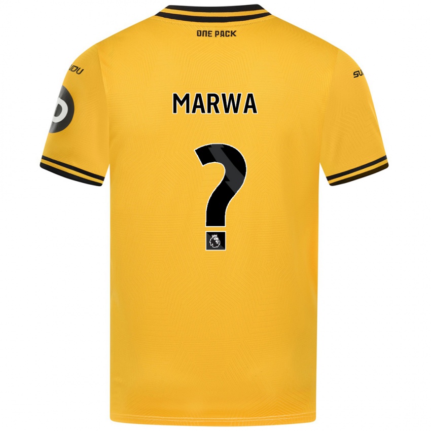 Niño Camiseta Bjørn Marwa #0 Amarillo 1ª Equipación 2024/25 La Camisa Argentina