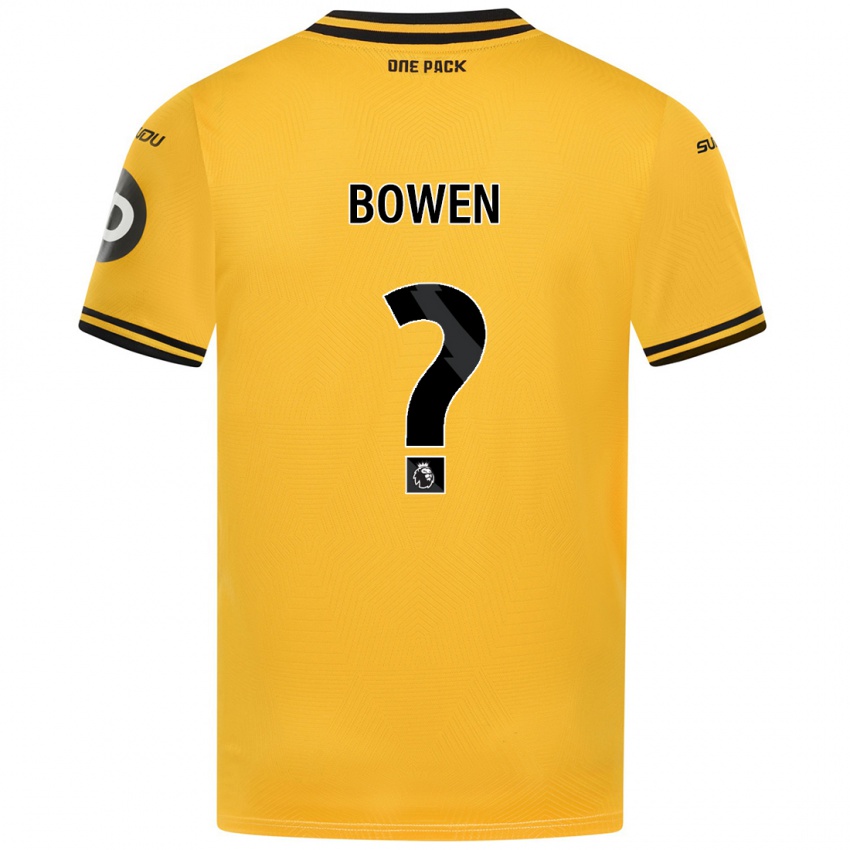 Niño Camiseta Reiss Bowen #0 Amarillo 1ª Equipación 2024/25 La Camisa Argentina