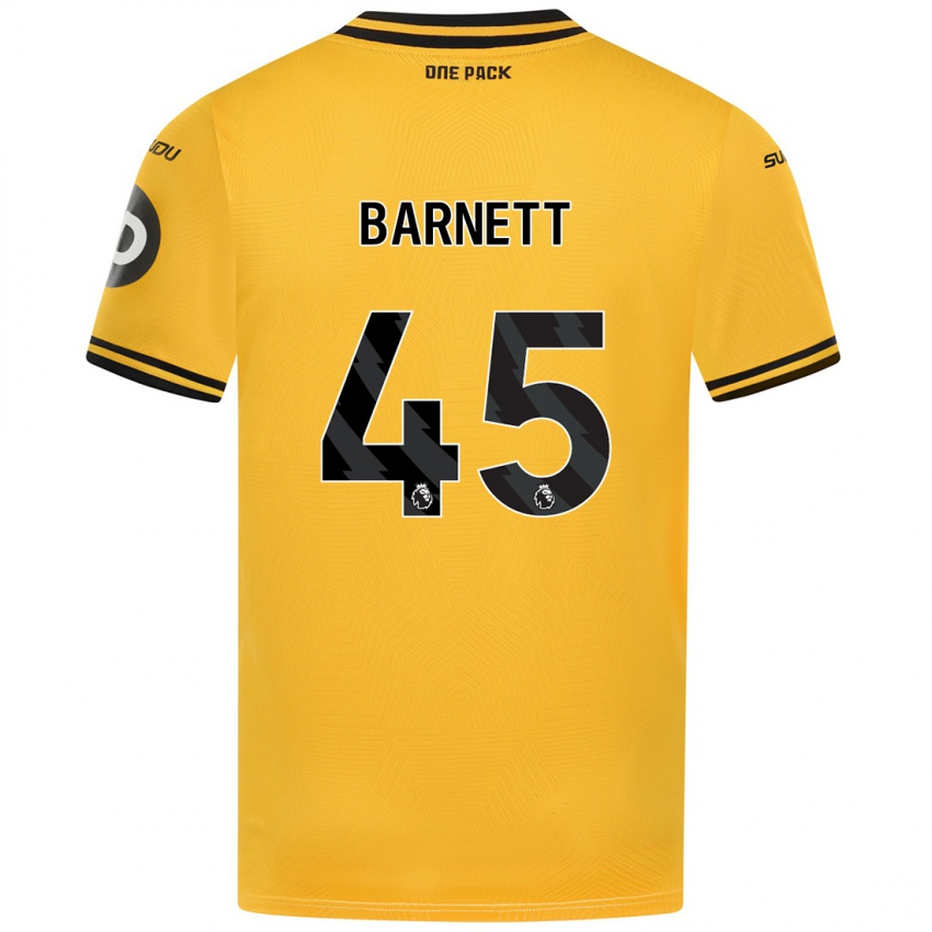 Niño Camiseta Ty Barnett #45 Amarillo 1ª Equipación 2024/25 La Camisa Argentina