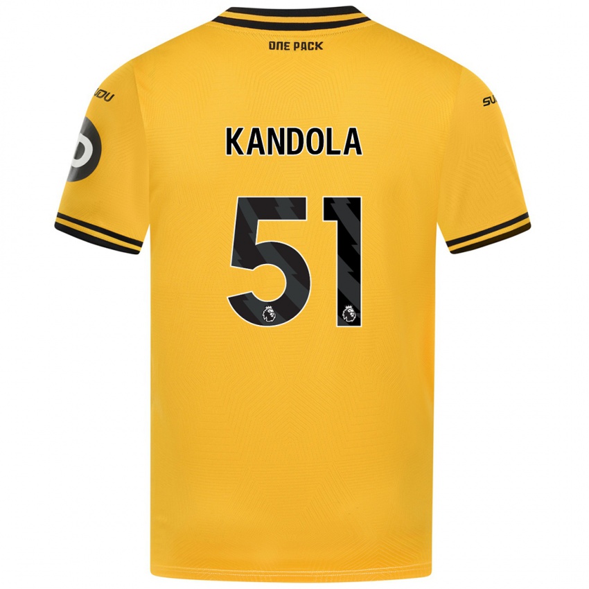 Niño Camiseta Kam Kandola #51 Amarillo 1ª Equipación 2024/25 La Camisa Argentina