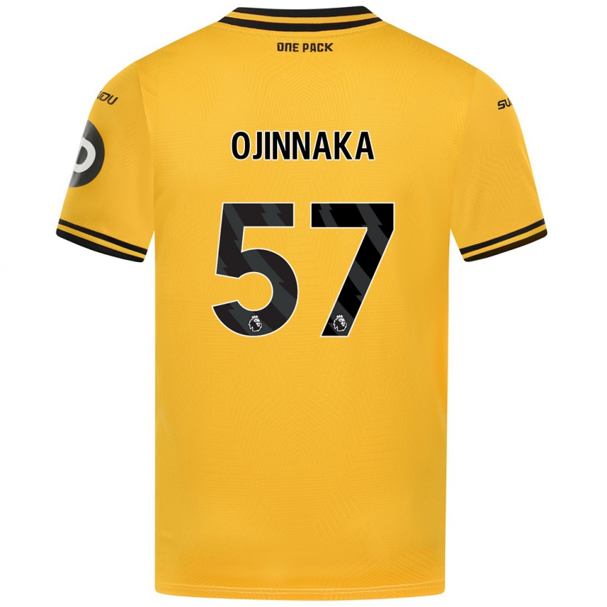 Niño Camiseta Temple Ojinnaka #57 Amarillo 1ª Equipación 2024/25 La Camisa Argentina