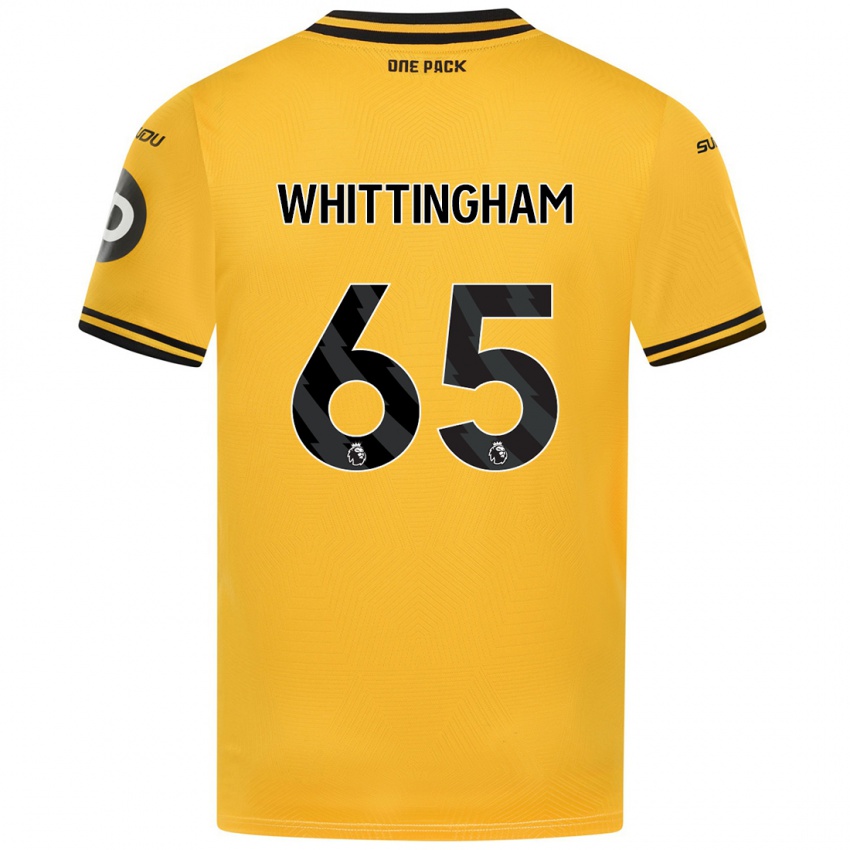 Niño Camiseta Matthew Whittingham #65 Amarillo 1ª Equipación 2024/25 La Camisa Argentina