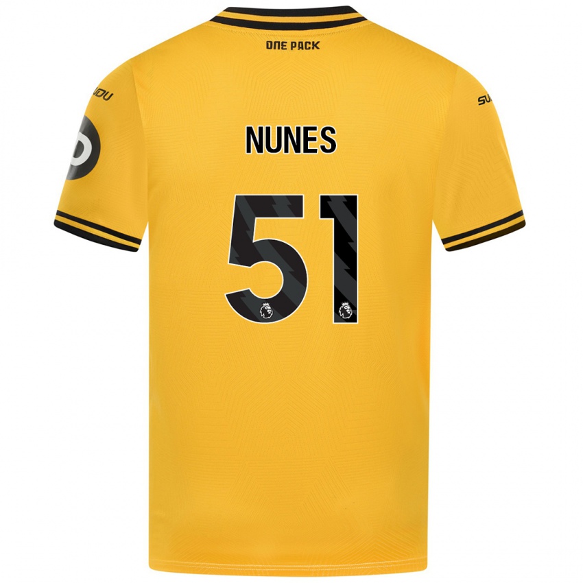 Niño Camiseta Grazi Nunes #51 Amarillo 1ª Equipación 2024/25 La Camisa Argentina