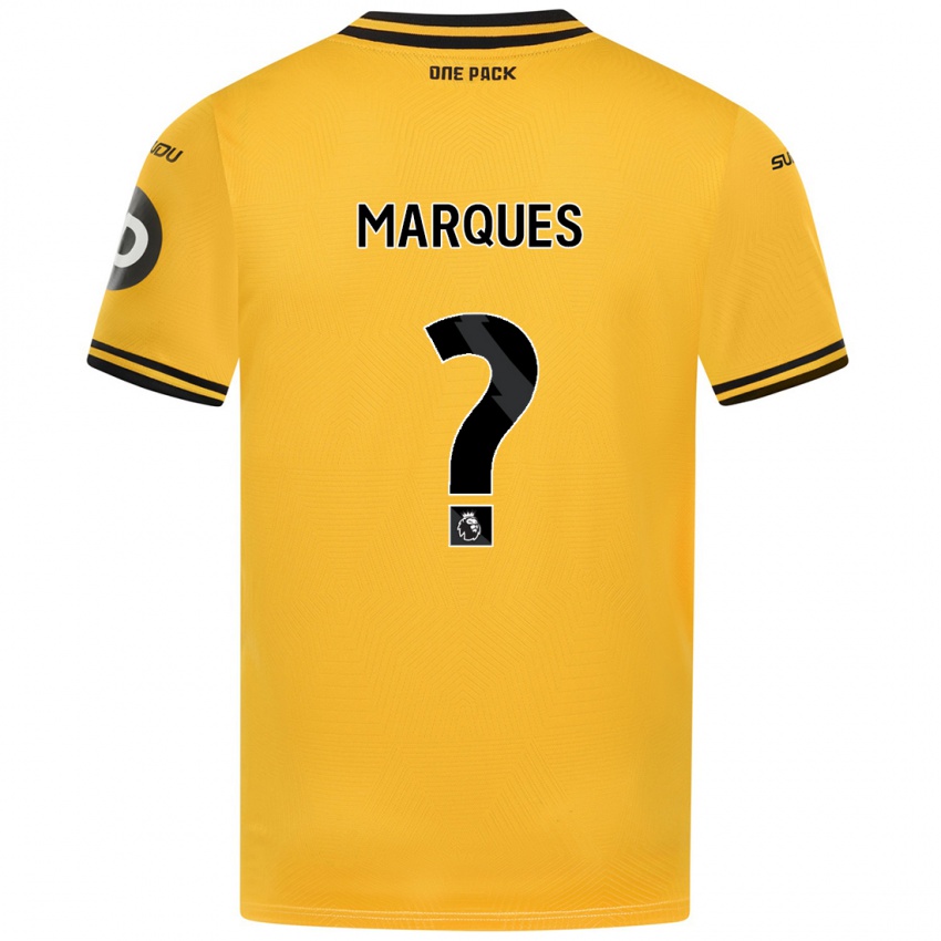 Niño Camiseta Christian Marques #0 Amarillo 1ª Equipación 2024/25 La Camisa Argentina