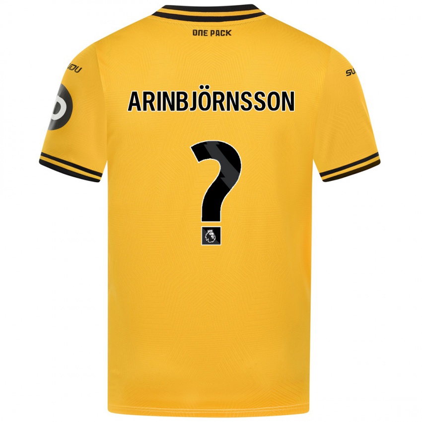 Niño Camiseta Pálmi Rafn Arinbjörnsson #0 Amarillo 1ª Equipación 2024/25 La Camisa Argentina