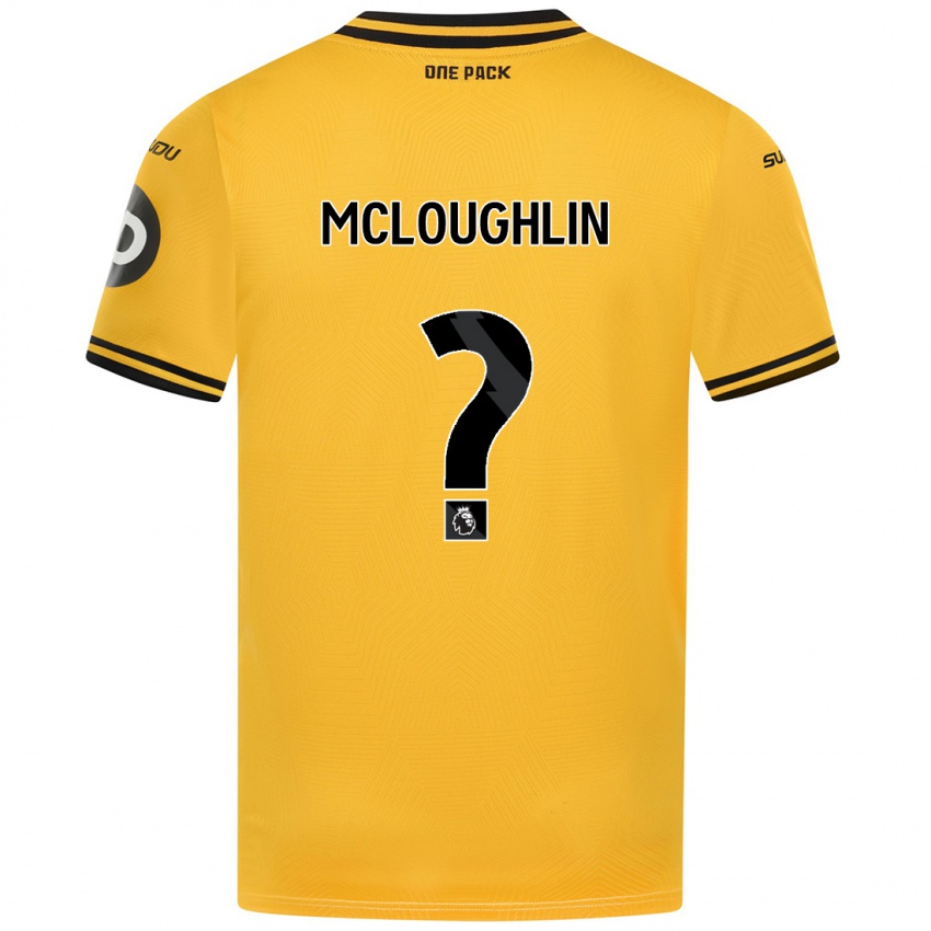 Niño Camiseta Lee Mcloughlin #0 Amarillo 1ª Equipación 2024/25 La Camisa Argentina