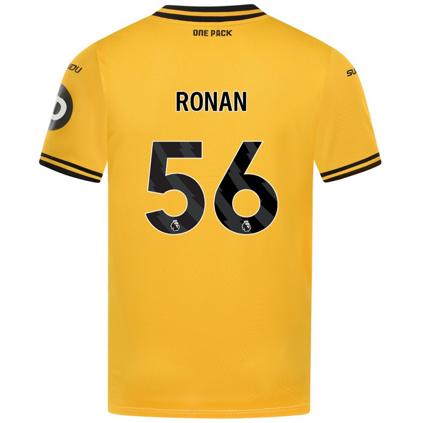 Niño Camiseta Connor Ronan #56 Amarillo 1ª Equipación 2024/25 La Camisa Argentina