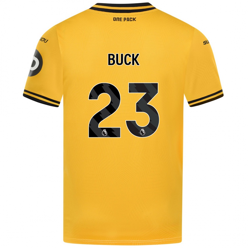 Niño Camiseta Alex Buck #23 Amarillo 1ª Equipación 2024/25 La Camisa Argentina