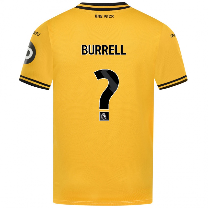 Niño Camiseta Ackeme Francis-Burrell #0 Amarillo 1ª Equipación 2024/25 La Camisa Argentina