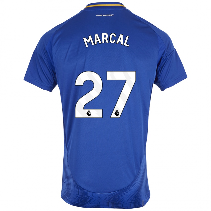 Niño Camiseta Wanya Marçal #27 Azul Blanco 1ª Equipación 2024/25 La Camisa Argentina