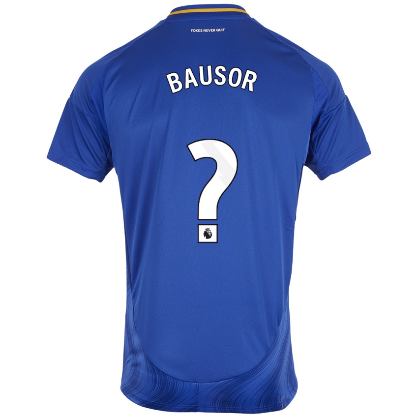 Niño Camiseta Stevie Bausor #0 Azul Blanco 1ª Equipación 2024/25 La Camisa Argentina