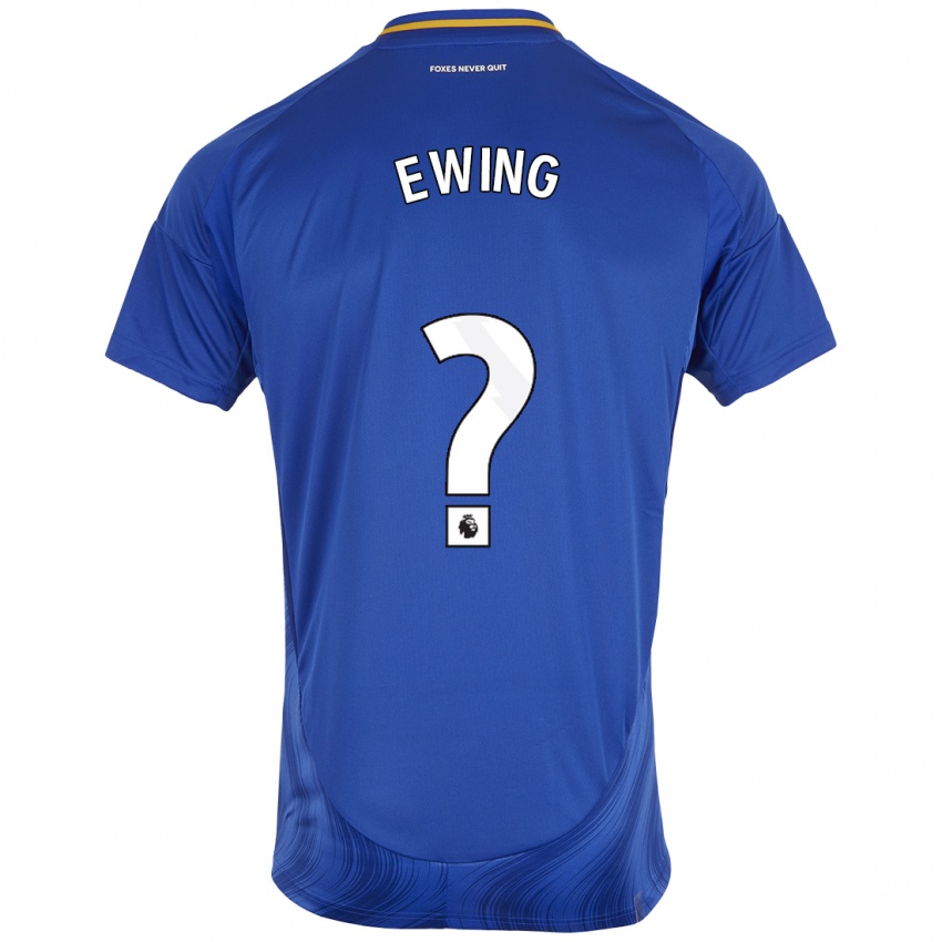 Niño Camiseta Oliver Ewing #0 Azul Blanco 1ª Equipación 2024/25 La Camisa Argentina