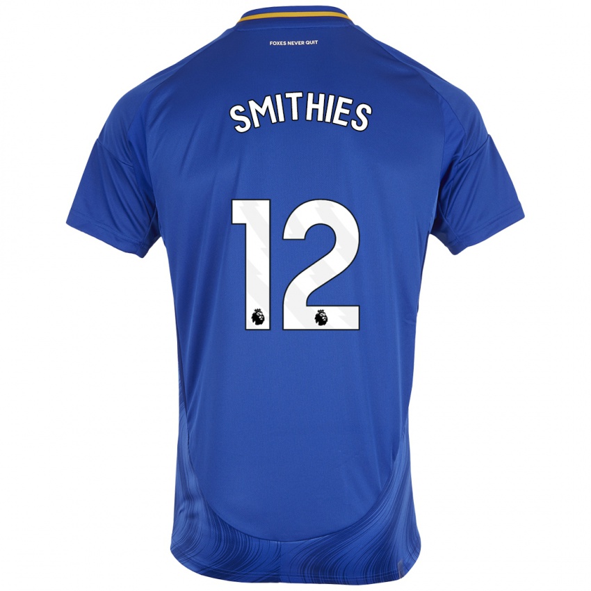 Niño Camiseta Alex Smithies #12 Azul Blanco 1ª Equipación 2024/25 La Camisa Argentina