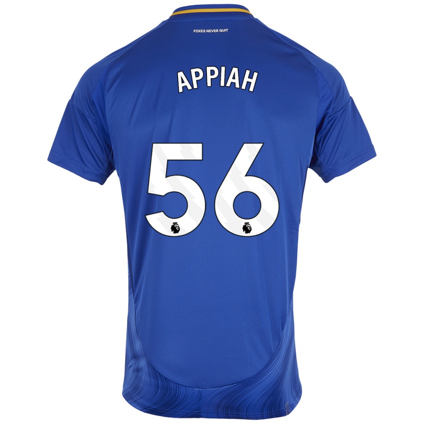 Niño Camiseta Paul Appiah #56 Azul Blanco 1ª Equipación 2024/25 La Camisa Argentina