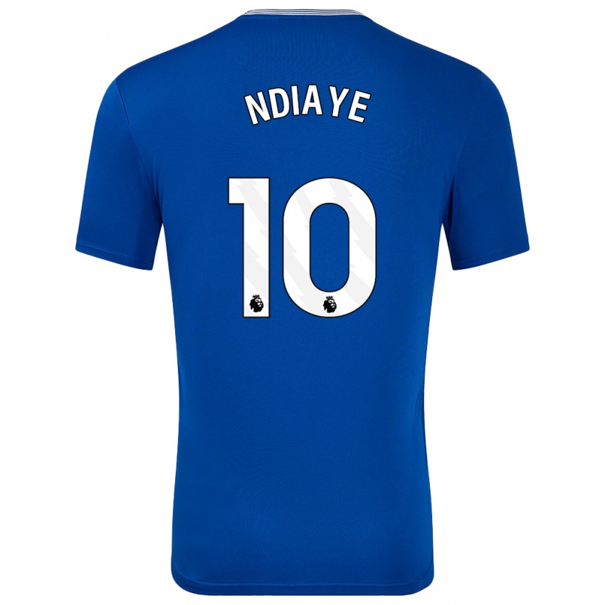 Niño Camiseta Iliman Ndiaye #10 Azul Con 1ª Equipación 2024/25 La Camisa Argentina