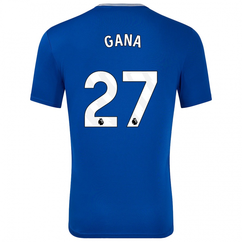 Niño Camiseta Idrissa Gueye #27 Azul Con 1ª Equipación 2024/25 La Camisa Argentina