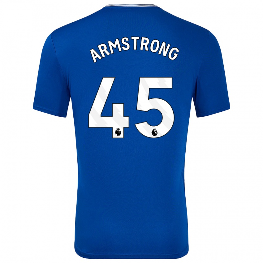 Niño Camiseta Harrison Armstrong #45 Azul Con 1ª Equipación 2024/25 La Camisa Argentina