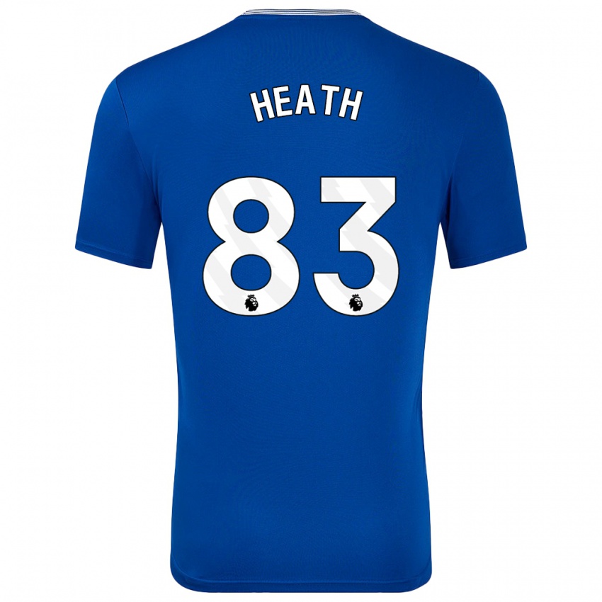 Niño Camiseta Isaac Heath #83 Azul Con 1ª Equipación 2024/25 La Camisa Argentina