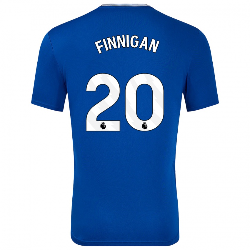 Niño Camiseta Megan Finnigan #20 Azul Con 1ª Equipación 2024/25 La Camisa Argentina