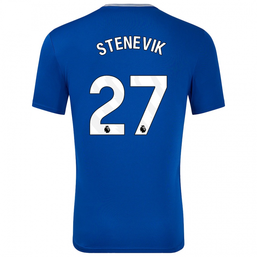 Niño Camiseta Elise Stenevik #27 Azul Con 1ª Equipación 2024/25 La Camisa Argentina