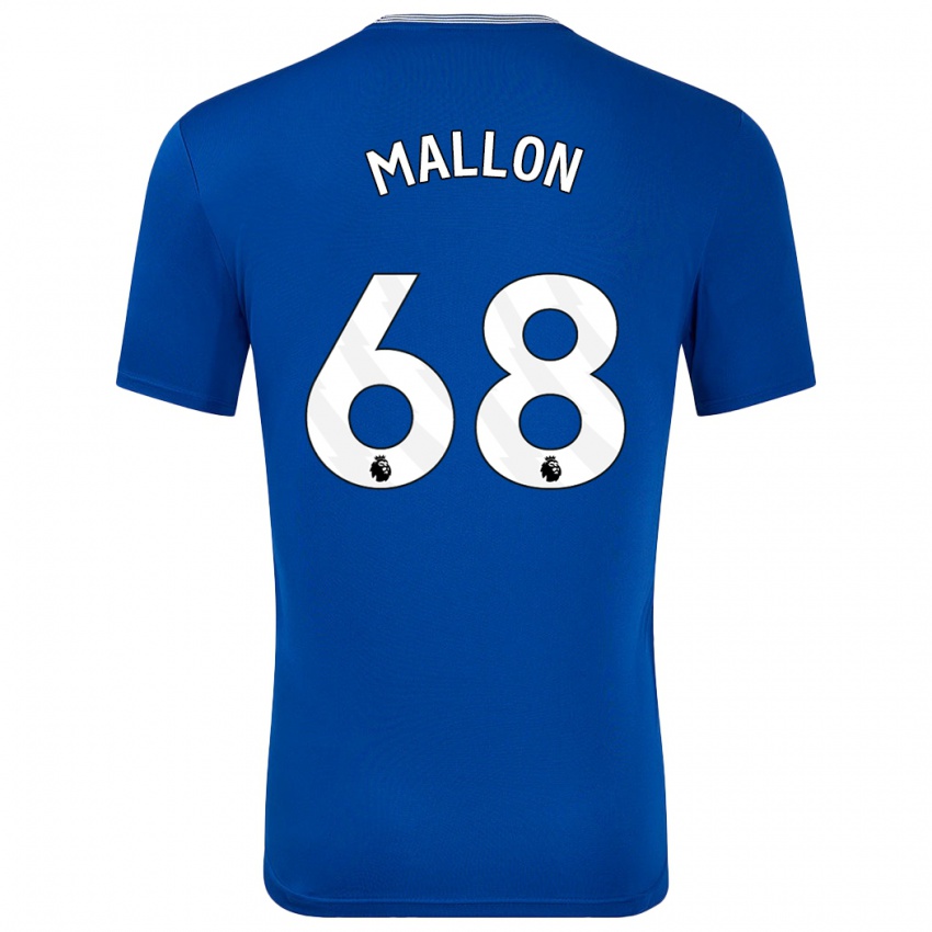 Niño Camiseta Mathew Mallon #68 Azul Con 1ª Equipación 2024/25 La Camisa Argentina