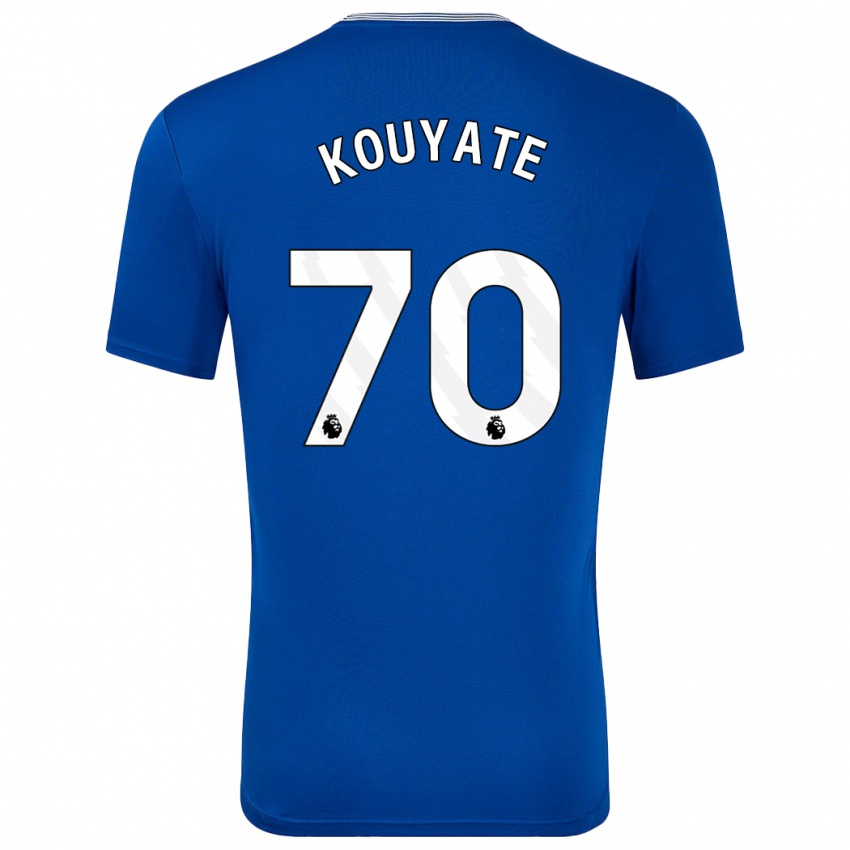 Niño Camiseta Katia Kouyate #70 Azul Con 1ª Equipación 2024/25 La Camisa Argentina