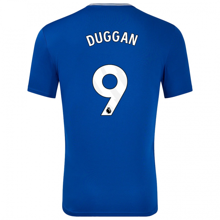 Niño Camiseta Toni Duggan #9 Azul Con 1ª Equipación 2024/25 La Camisa Argentina