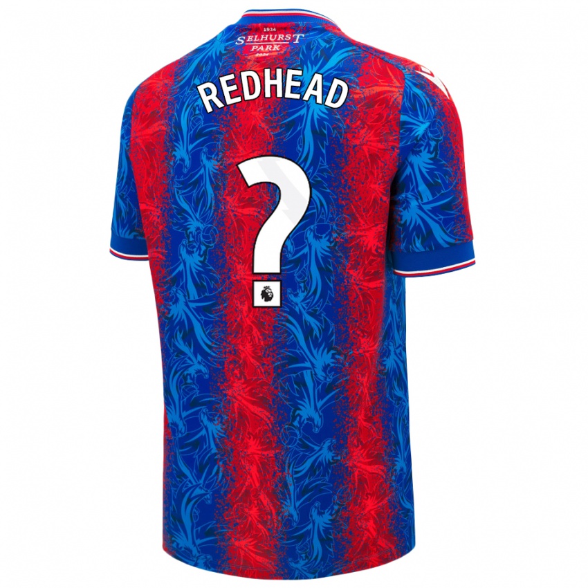 Niño Camiseta Caleb Redhead #0 Rayas Rojas Y Azules 1ª Equipación 2024/25 La Camisa Argentina