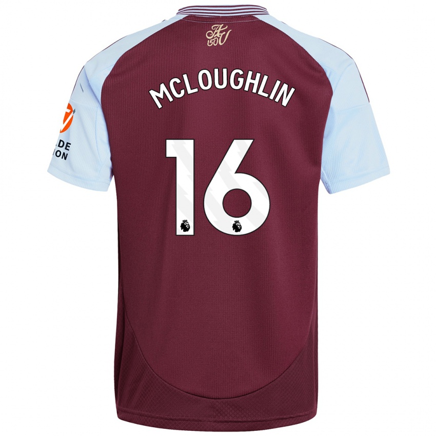 Niño Camiseta Olivia Mcloughlin #16 Borgoña Azul Cielo 1ª Equipación 2024/25 La Camisa Argentina