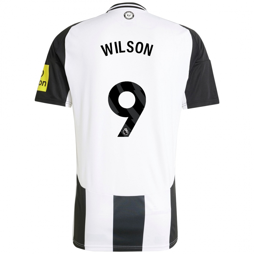 Niño Camiseta Callum Wilson #9 Blanco Negro 1ª Equipación 2024/25 La Camisa Argentina