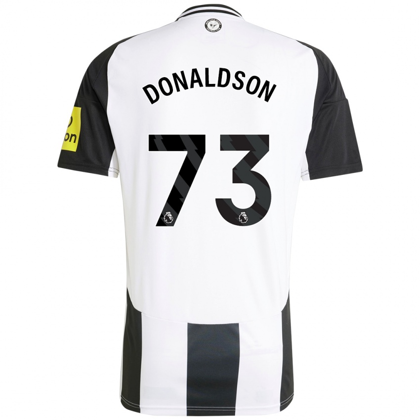 Niño Camiseta Josh Donaldson #73 Blanco Negro 1ª Equipación 2024/25 La Camisa Argentina