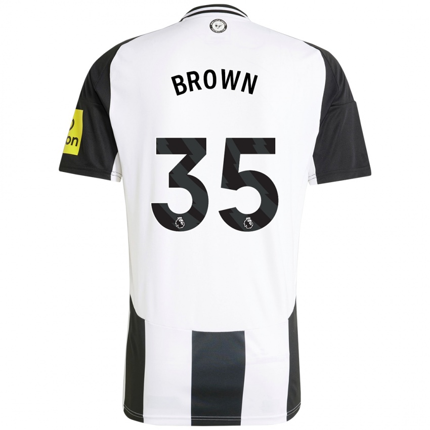 Niño Camiseta Will Brown #35 Blanco Negro 1ª Equipación 2024/25 La Camisa Argentina