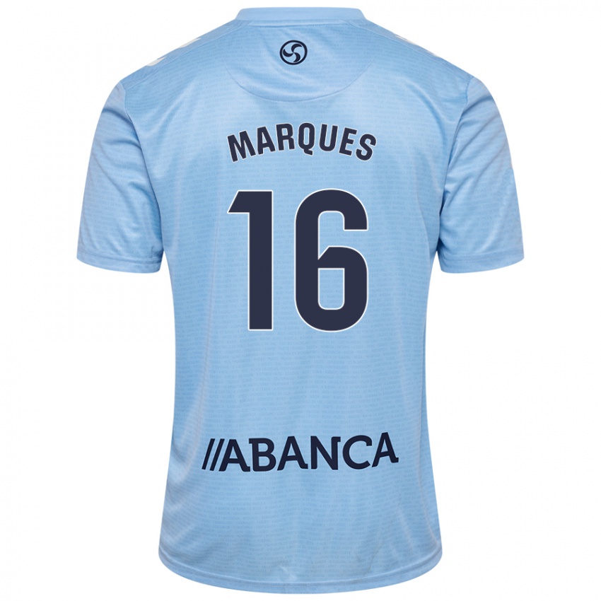 Niño Camiseta 
Jailson Marques Siqueira #16 Azul Cielo 1ª Equipación 2024/25 La Camisa Argentina