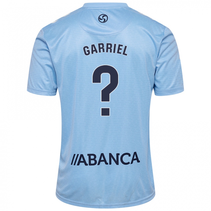 Niño Camiseta Iván Garriel #0 Azul Cielo 1ª Equipación 2024/25 La Camisa Argentina