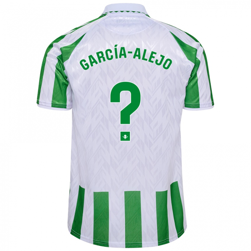 Niño Camiseta Raúl García-Alejo #0 Verde Rayas Blancas 1ª Equipación 2024/25 La Camisa Argentina