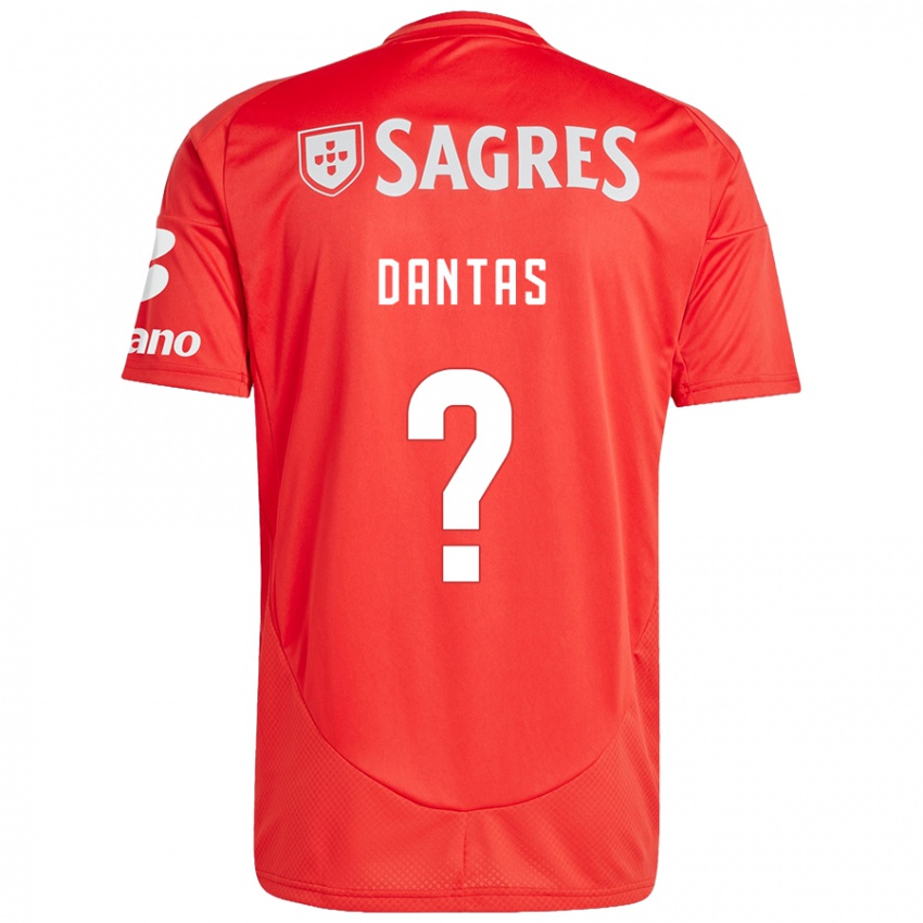 Niño Camiseta Tiago Dantas #0 Rojo Blanco 1ª Equipación 2024/25 La Camisa Argentina