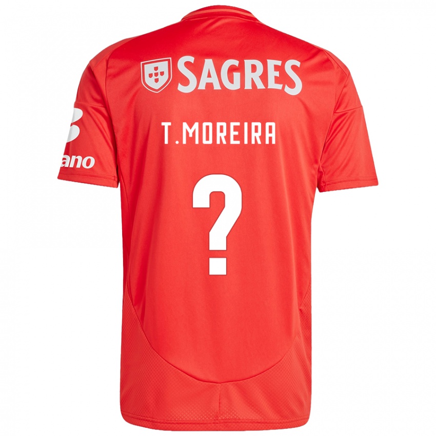 Niño Camiseta Tomás Moreira #0 Rojo Blanco 1ª Equipación 2024/25 La Camisa Argentina