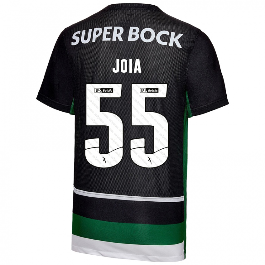 Niño Camiseta Carolina Joia #55 Negro Blanco Verde 1ª Equipación 2024/25 La Camisa Argentina