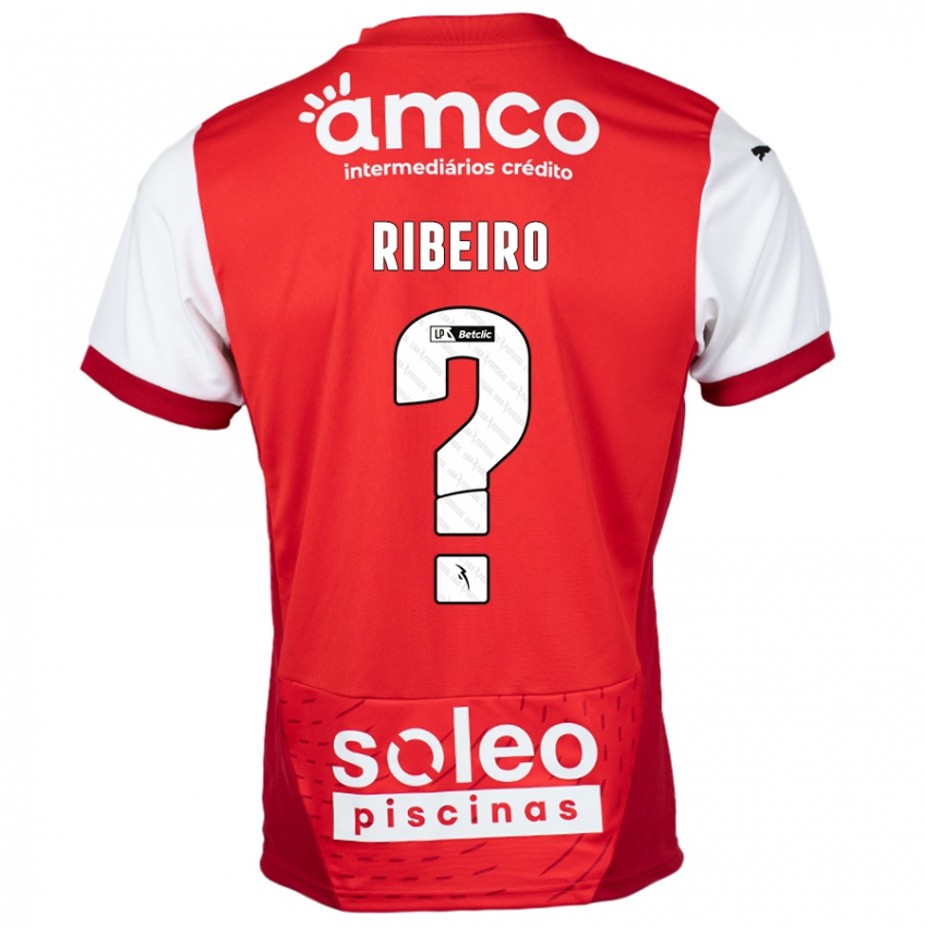 Niño Camiseta Yuri Ribeiro #0 Rojo Blanco 1ª Equipación 2024/25 La Camisa Argentina