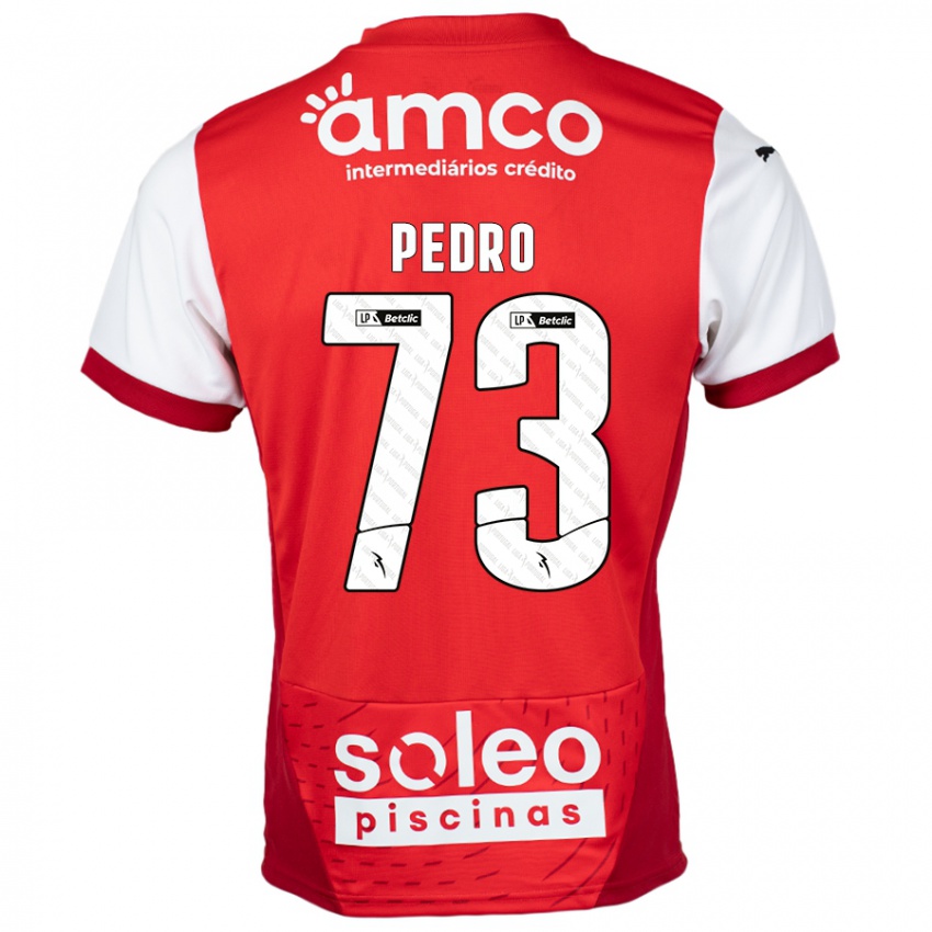 Niño Camiseta Zé Pedro #73 Rojo Blanco 1ª Equipación 2024/25 La Camisa Argentina