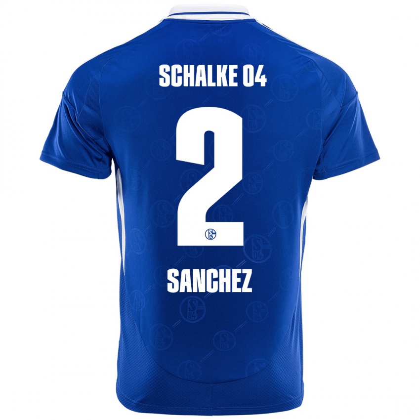 Niño Camiseta Felipe Sánchez #2 Azul Real 1ª Equipación 2024/25 La Camisa Argentina