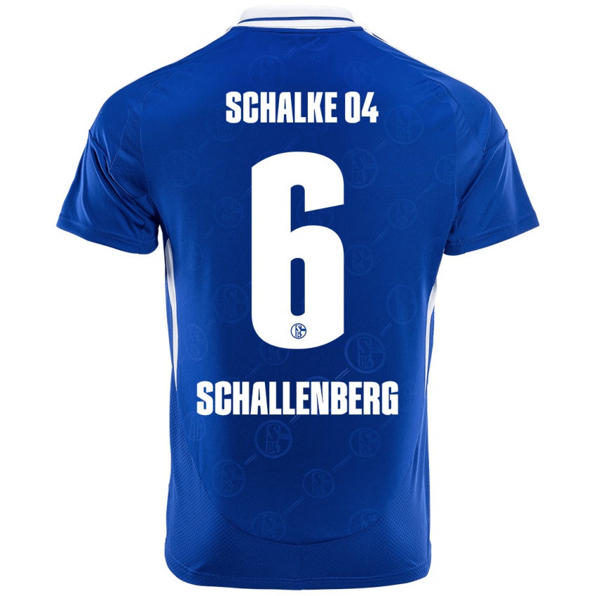 Niño Camiseta Ron Schallenberg #6 Azul Real 1ª Equipación 2024/25 La Camisa Argentina