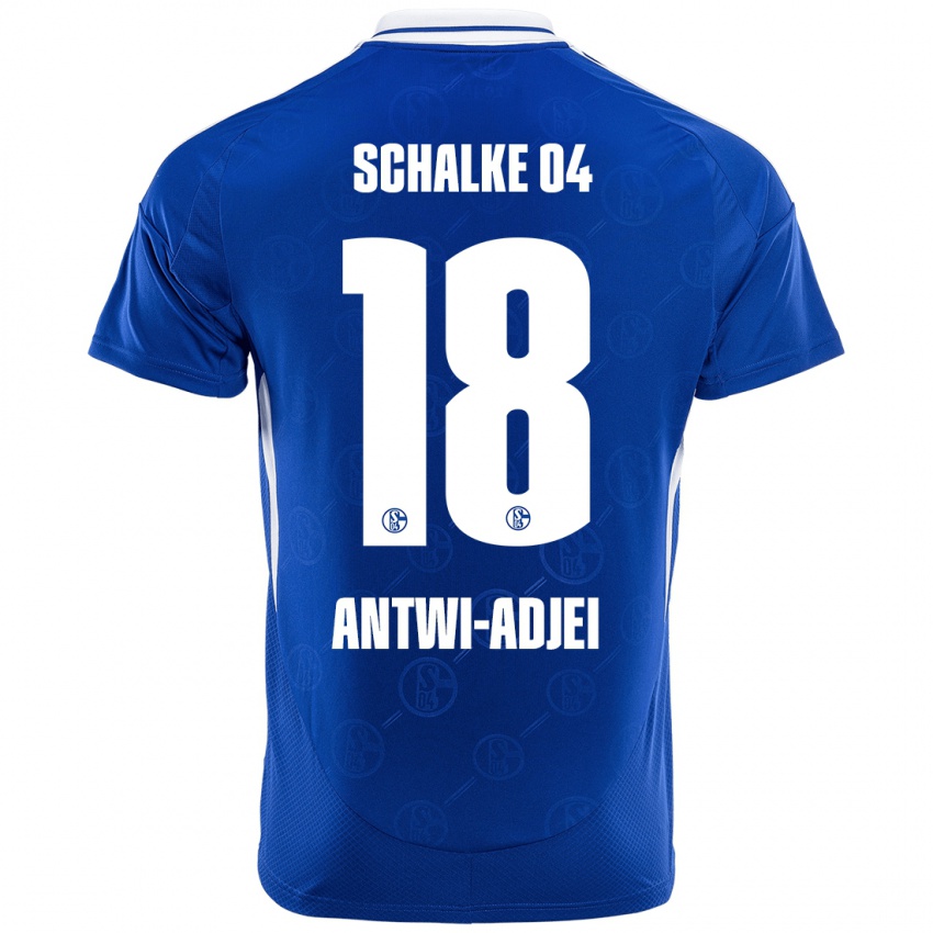 Niño Camiseta Christopher Antwi-Adjei #18 Azul Real 1ª Equipación 2024/25 La Camisa Argentina