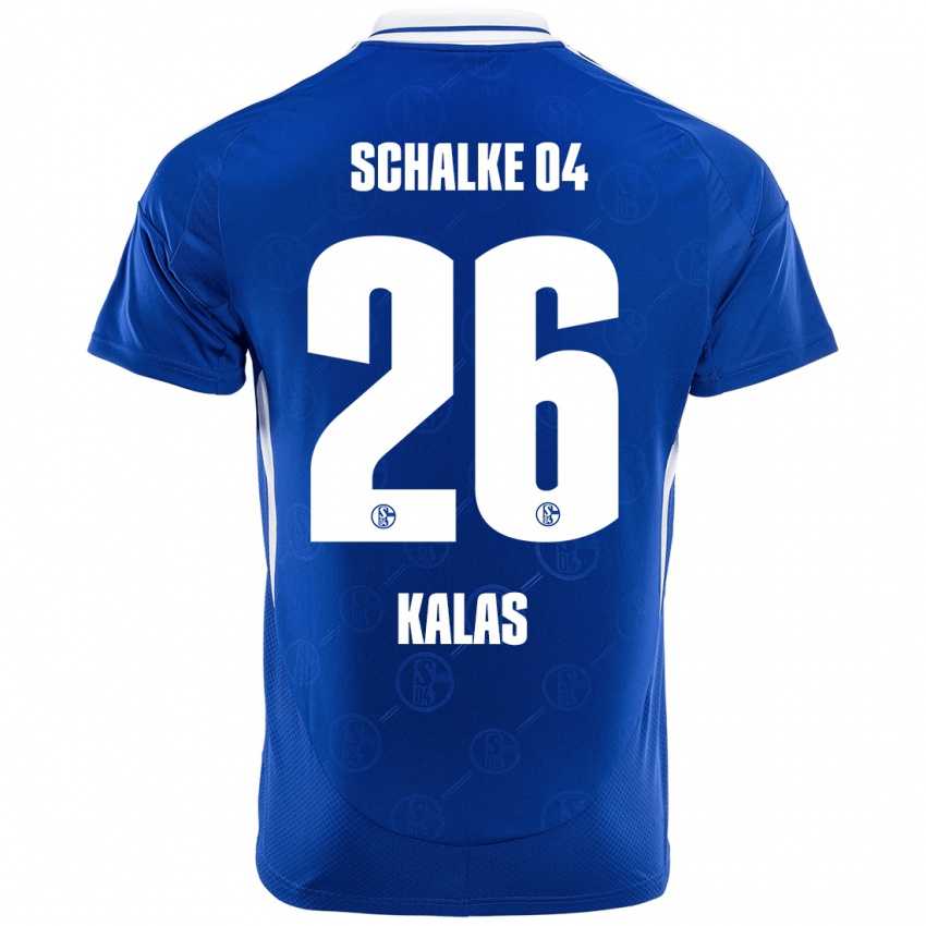 Niño Camiseta Tomas Kalas #26 Azul Real 1ª Equipación 2024/25 La Camisa Argentina