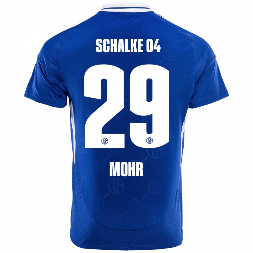 Niño Camiseta Tobias Mohr #29 Azul Real 1ª Equipación 2024/25 La Camisa Argentina