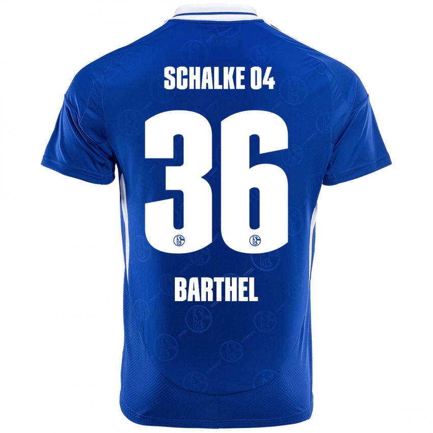 Niño Camiseta Niklas Barthel #36 Azul Real 1ª Equipación 2024/25 La Camisa Argentina