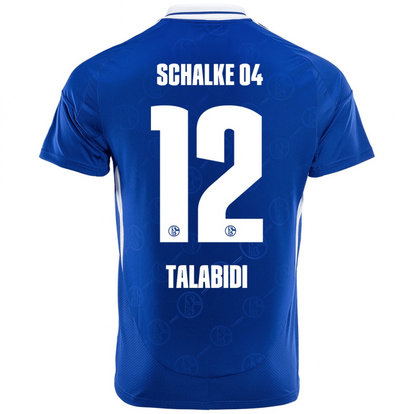 Niño Camiseta Malik Talabidi #12 Azul Real 1ª Equipación 2024/25 La Camisa Argentina