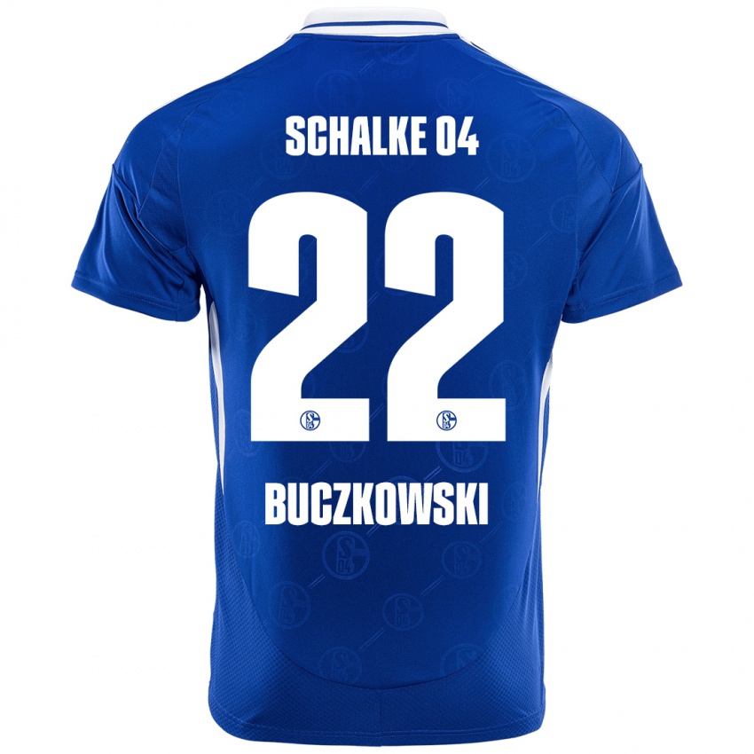 Niño Camiseta Philip Buczkowski #22 Azul Real 1ª Equipación 2024/25 La Camisa Argentina